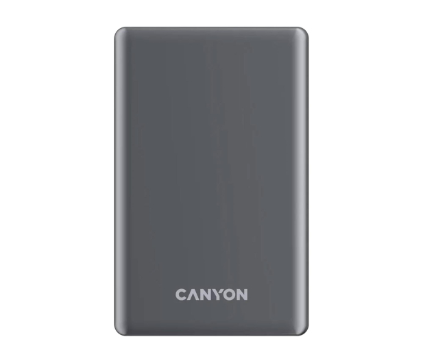CANYON Powerbank OnPower 505 slim Magsafe 5000 mAh PD20W grafitowy - 1320620 - zdjęcie